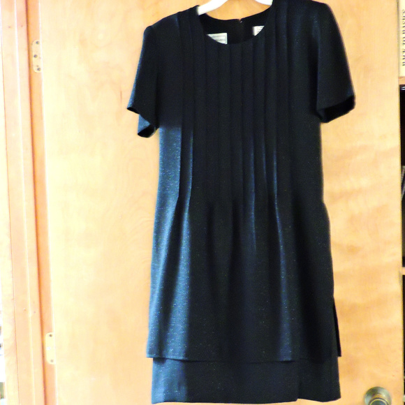 KARIN STEVENS women's Dress sz 10 Black - Picture 1 of 7